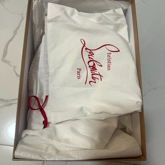 Christian Louboutin Women's Miss Z 100mm Black Patent Pumps - Picture 8 of 9